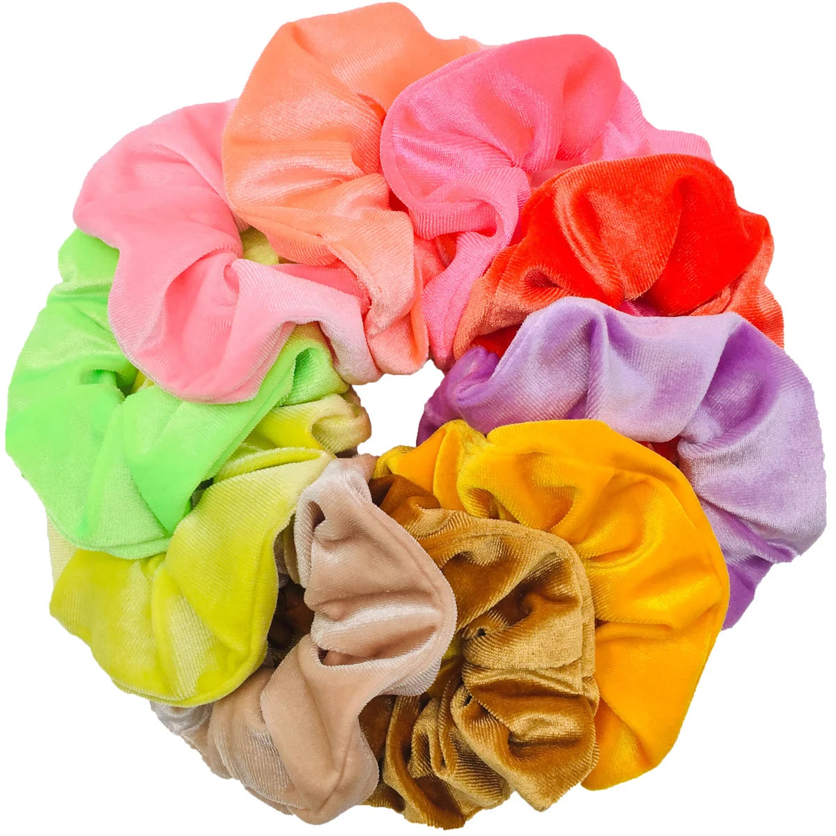 Velvet Hair Scrunchies Set