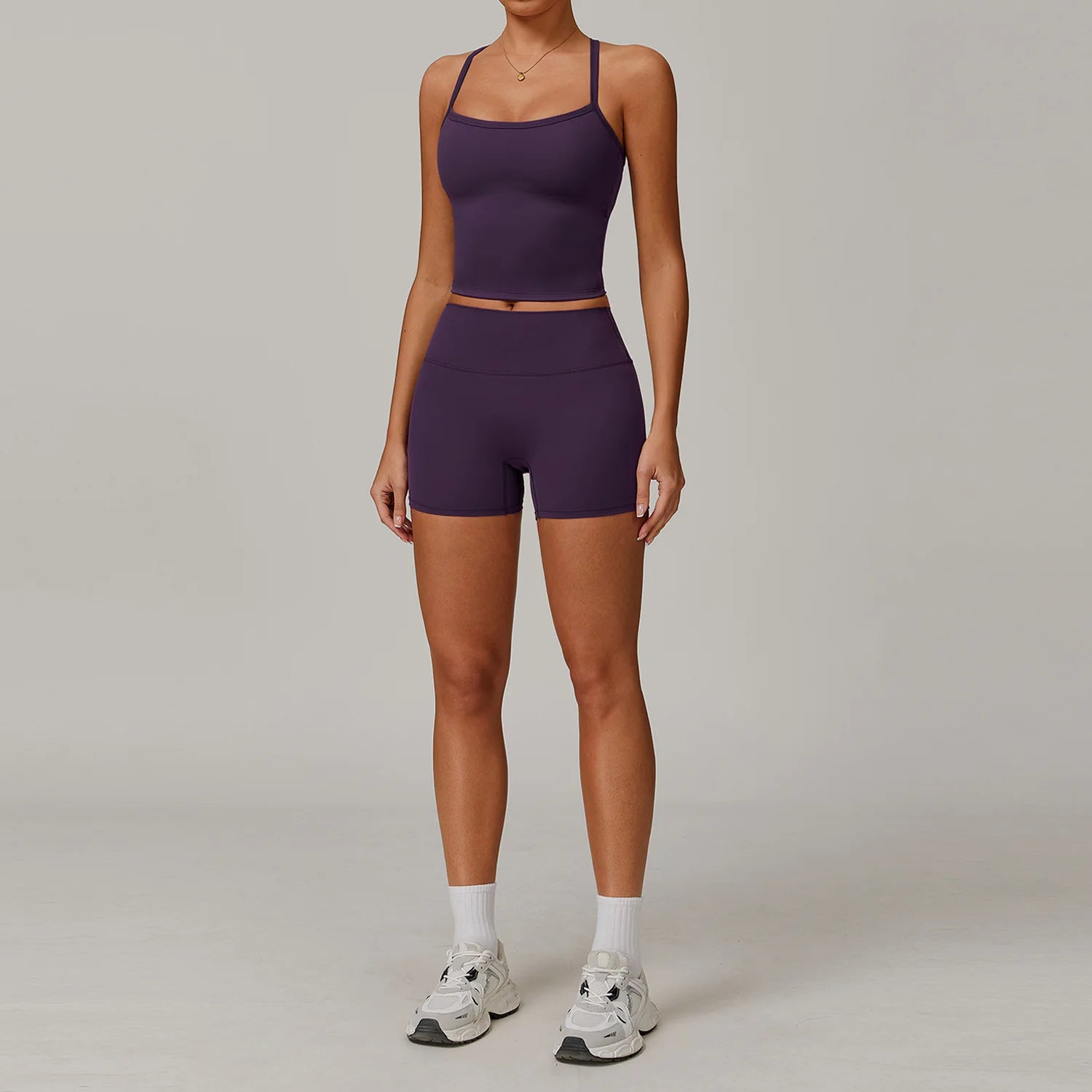 Brushed Yoga Shorts Set