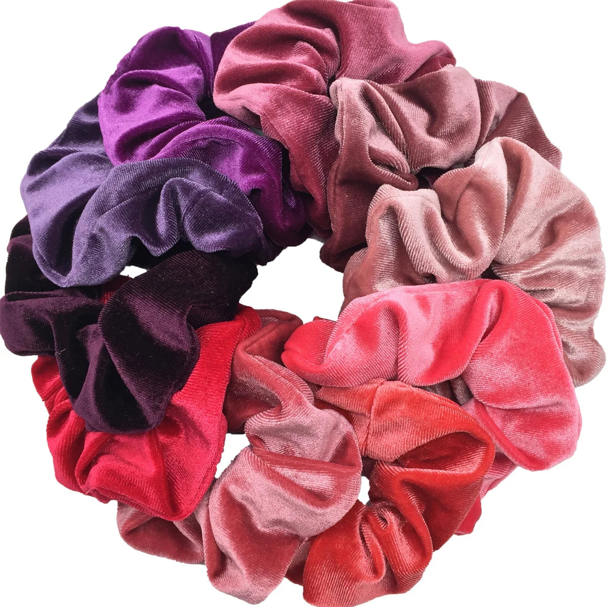 Velvet Hair Scrunchies Set