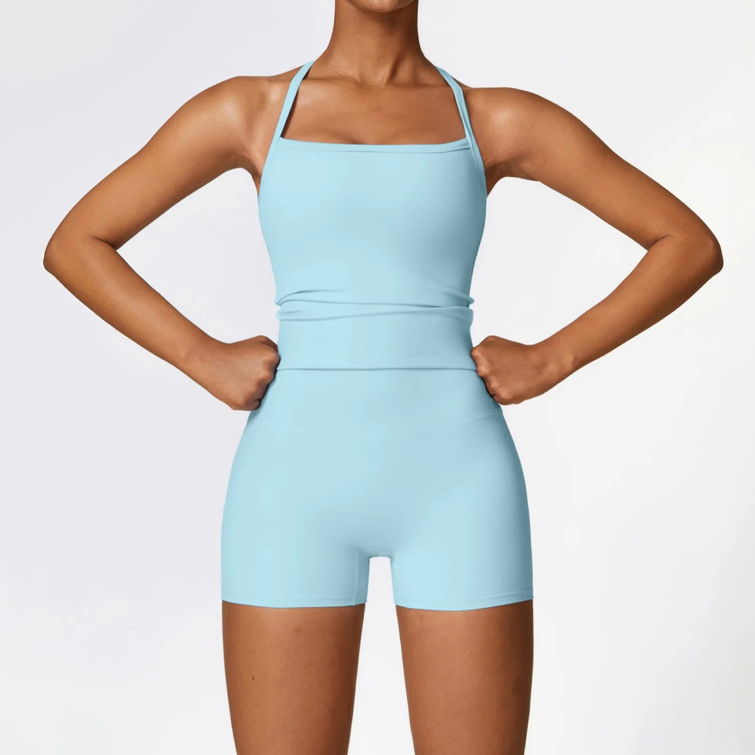 Brushed Yoga Shorts Set
